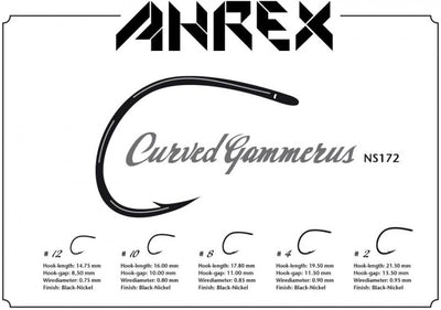 AHREX NS172 Curved Gammarus hook