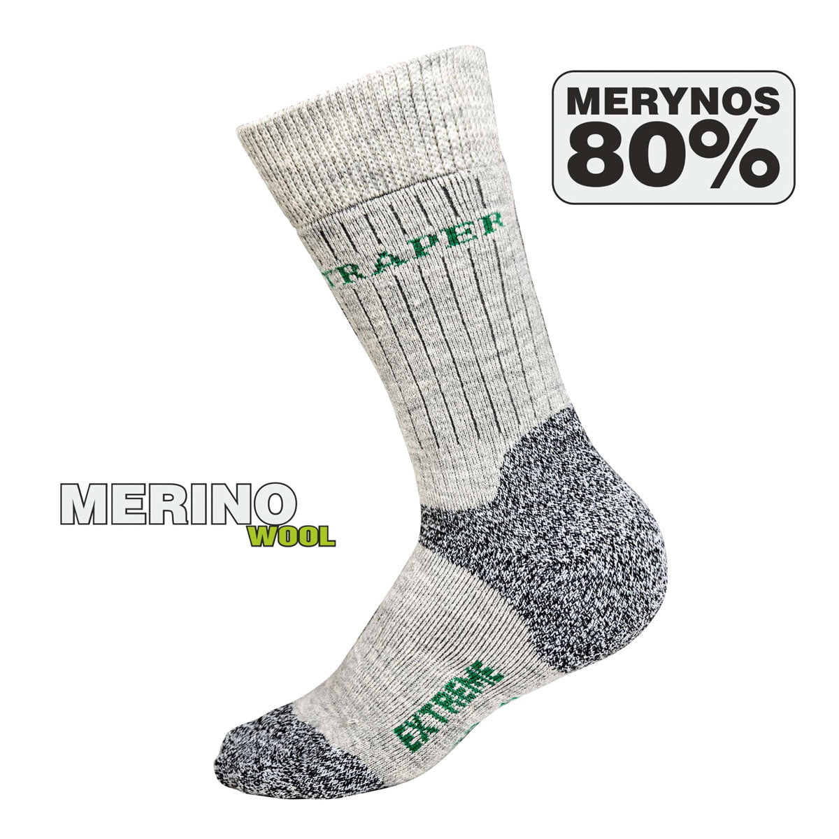 Traper Extreme Grey Watsocken