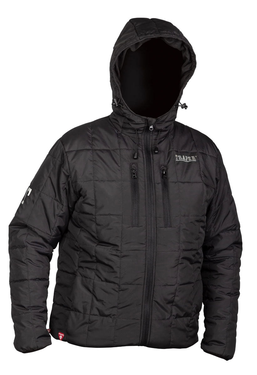 Traper Dakota Hood Active Silver 80g Primaloft® Jacke - Black