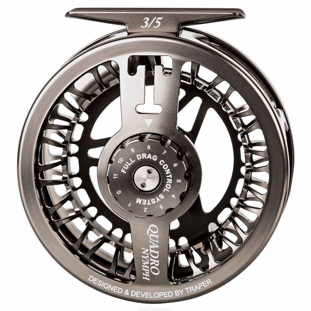 Traper Quadro Euro Nymph Reel Fliegenrolle # 2 - # 5