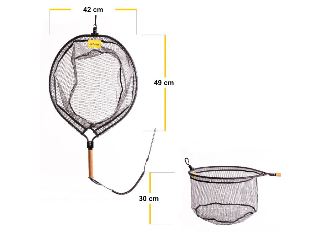 Fencl Landing Net King XL 2 Wading Net Trout