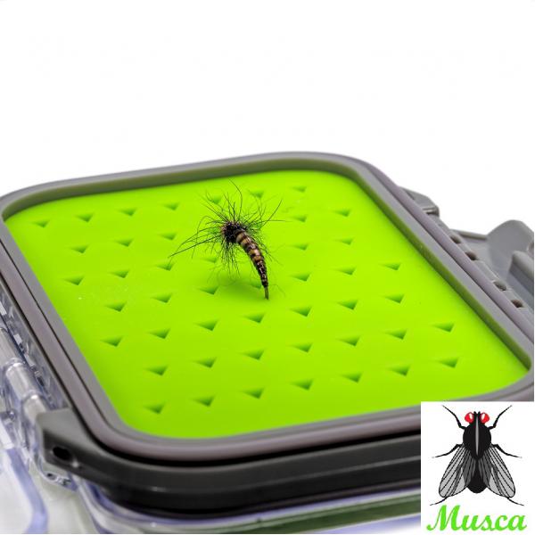 Musca Fly Box Clear Waterproof Silicone Fly Box