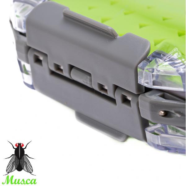 Musca Fly Box Clear Waterproof Silicone Fly Box