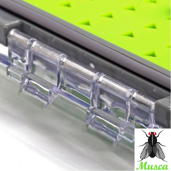 Musca Fly Box Clear Waterproof Silicone Fly Box