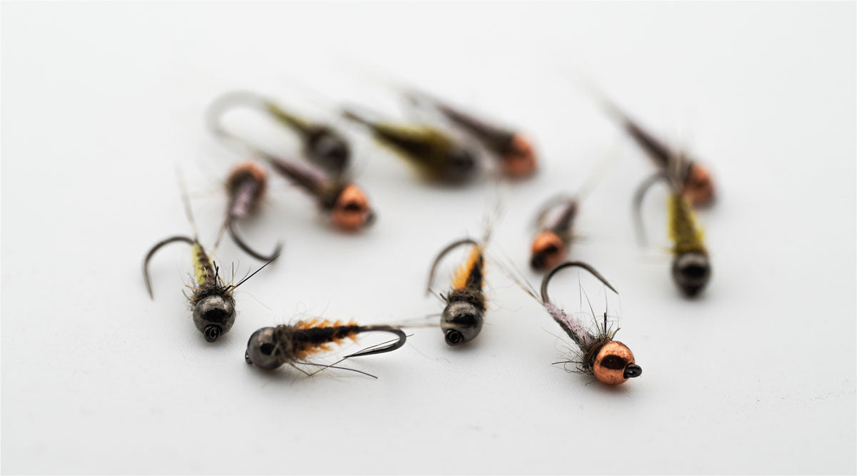 Micro Fliegen Mix Set -  Herbstfischerei