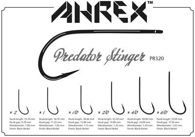 AHREX PR 320 Predator Stinger Haken