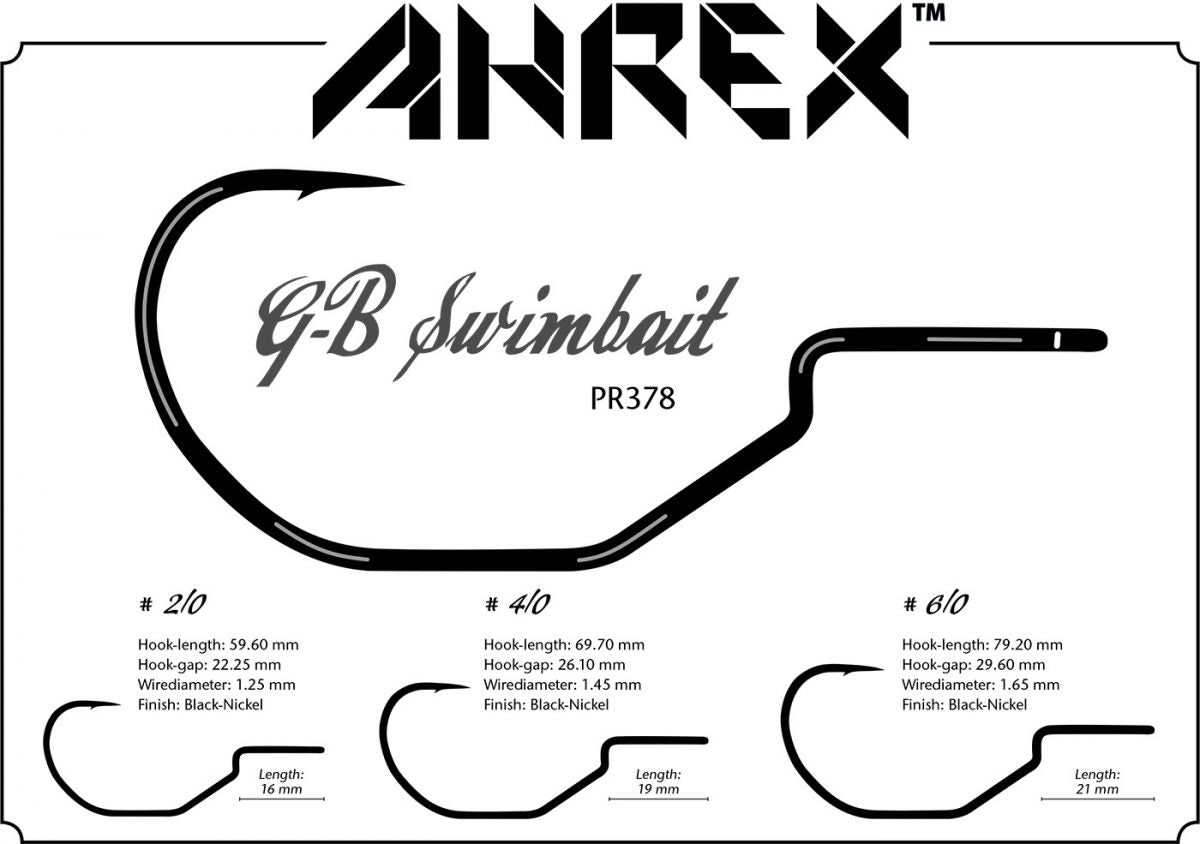 AHREX PR 378GB Predator Swimbait Hook