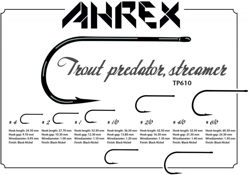 AHREX TP610 Trout Predator Haken