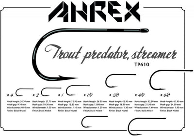 AHREX TP610 Trout Predator Hook