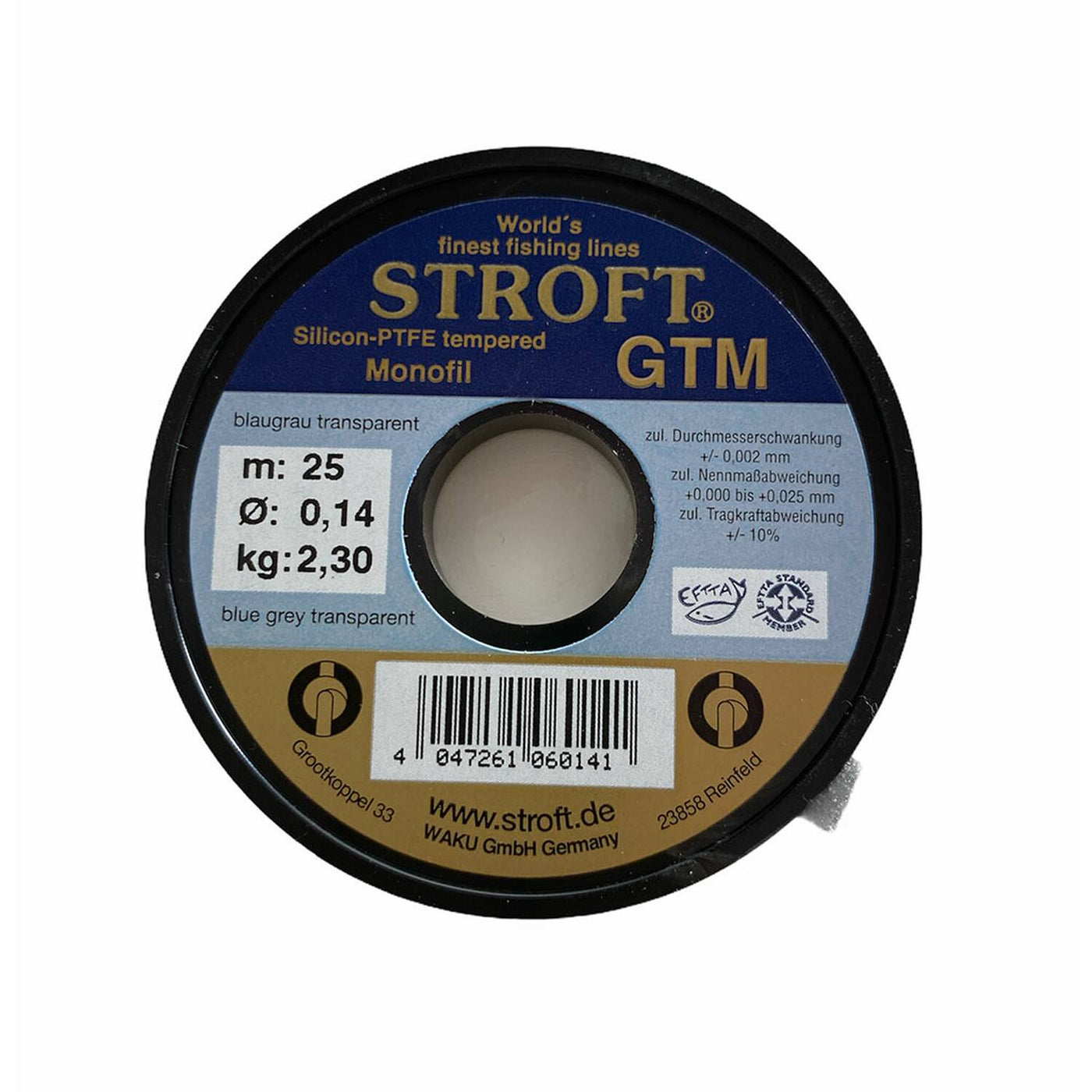 Stroft GTM Vorfachmaterial 25 Meter Spule