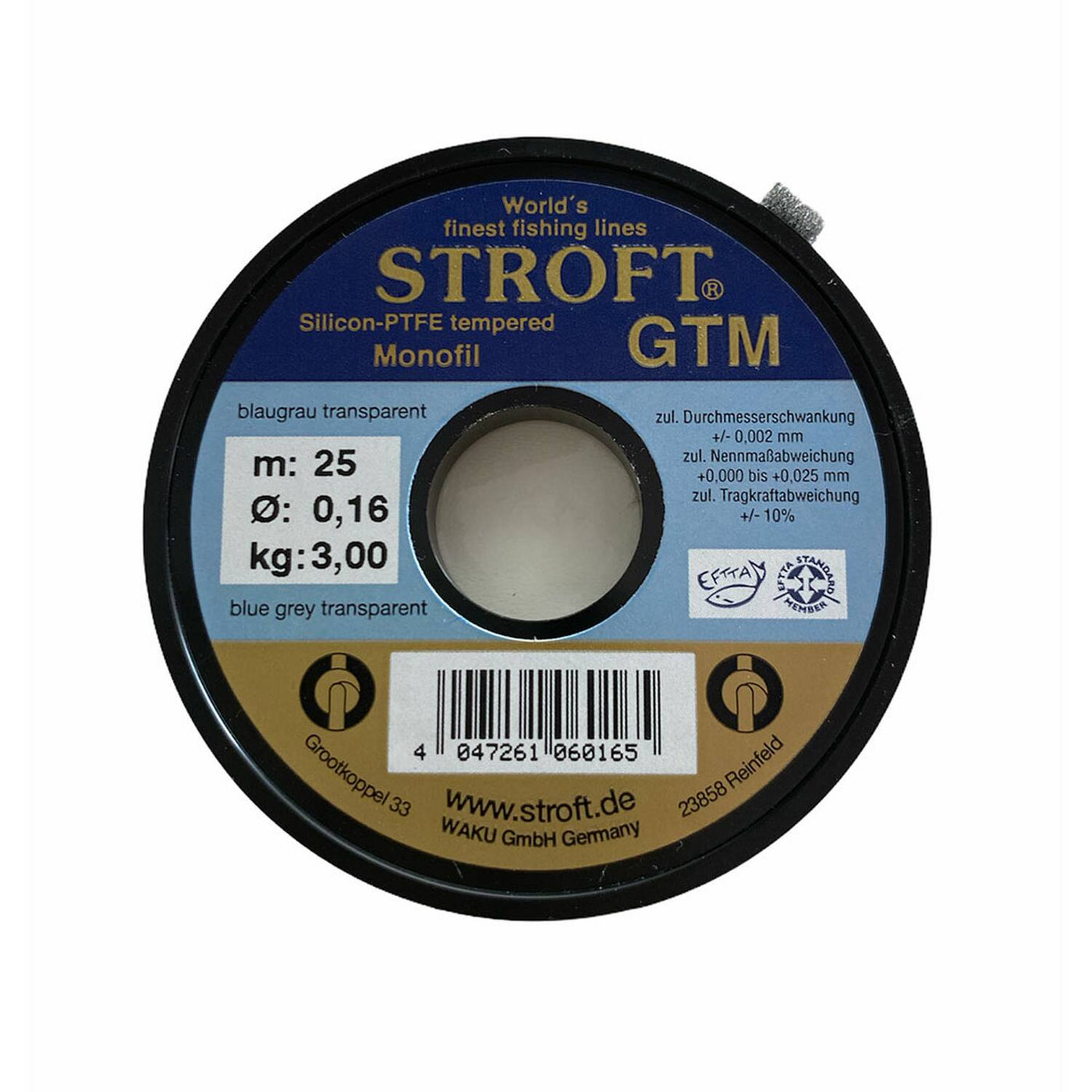 Stroft GTM Vorfachmaterial 25 Meter Spule