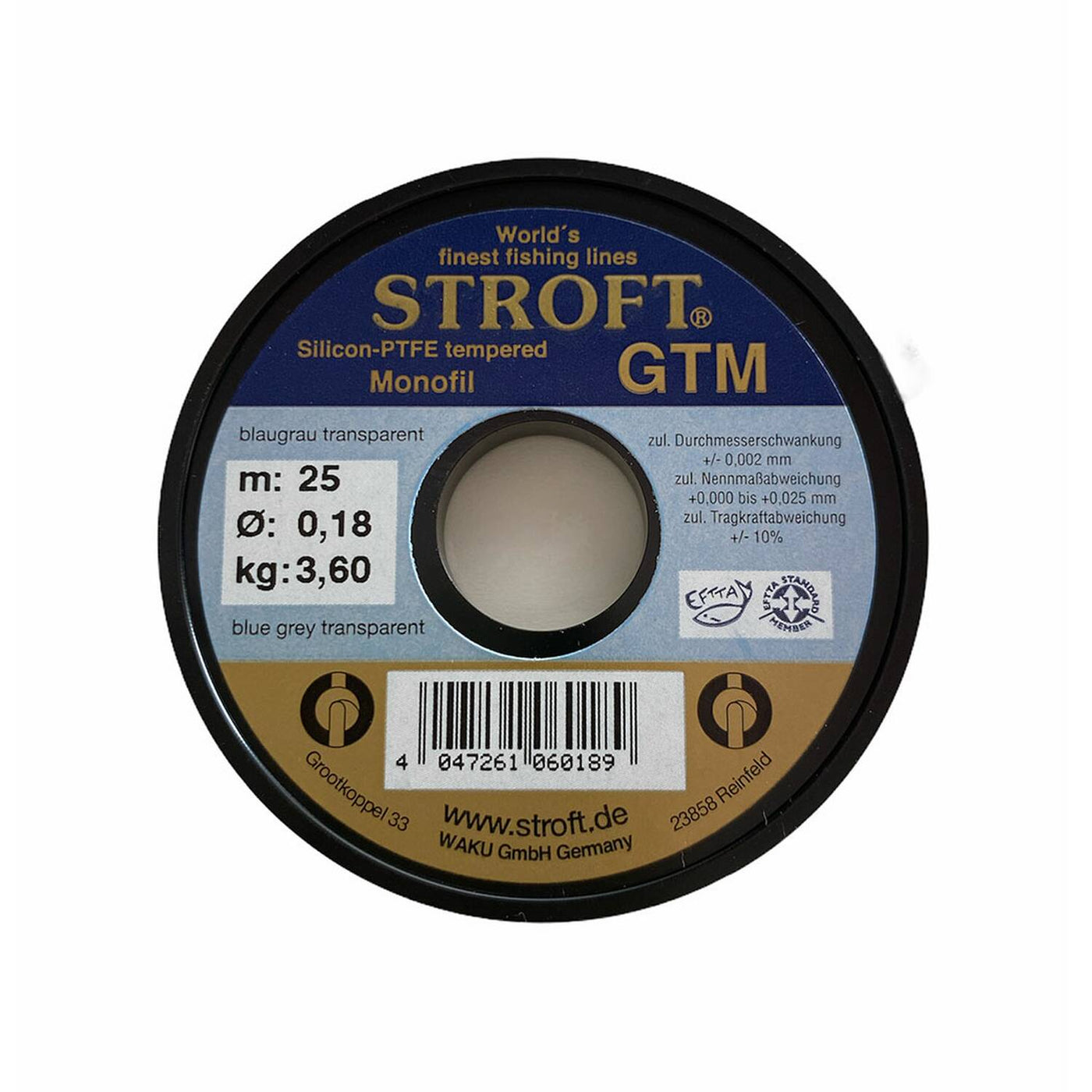 Stroft GTM Vorfachmaterial 25 Meter Spule