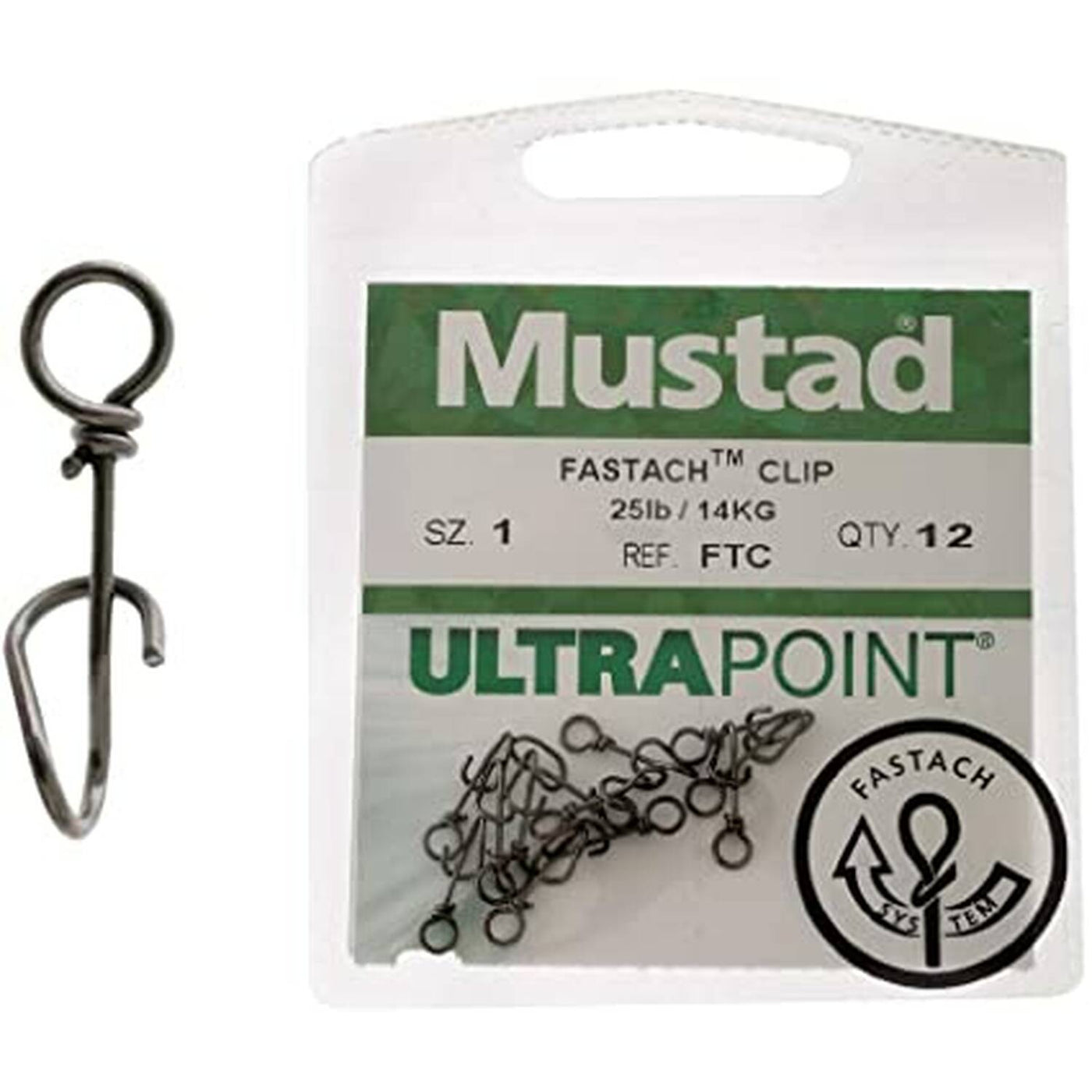 Mustad Fastach Clips Verbindung