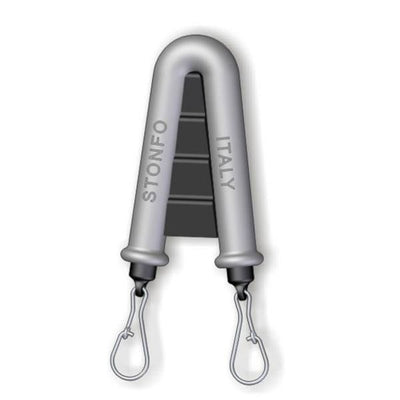 Stonfo 526 Dual Retractor Botton med Fluemærke