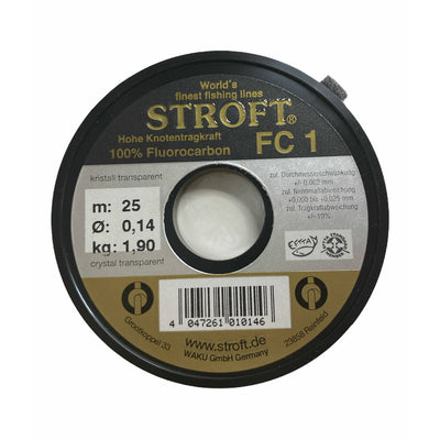 Stroft FC 1 Fluorocarbon Tippet 25m spool