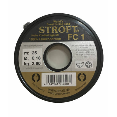 Stroft FC 1 Fluorocarbon Tippet 25 m Spule